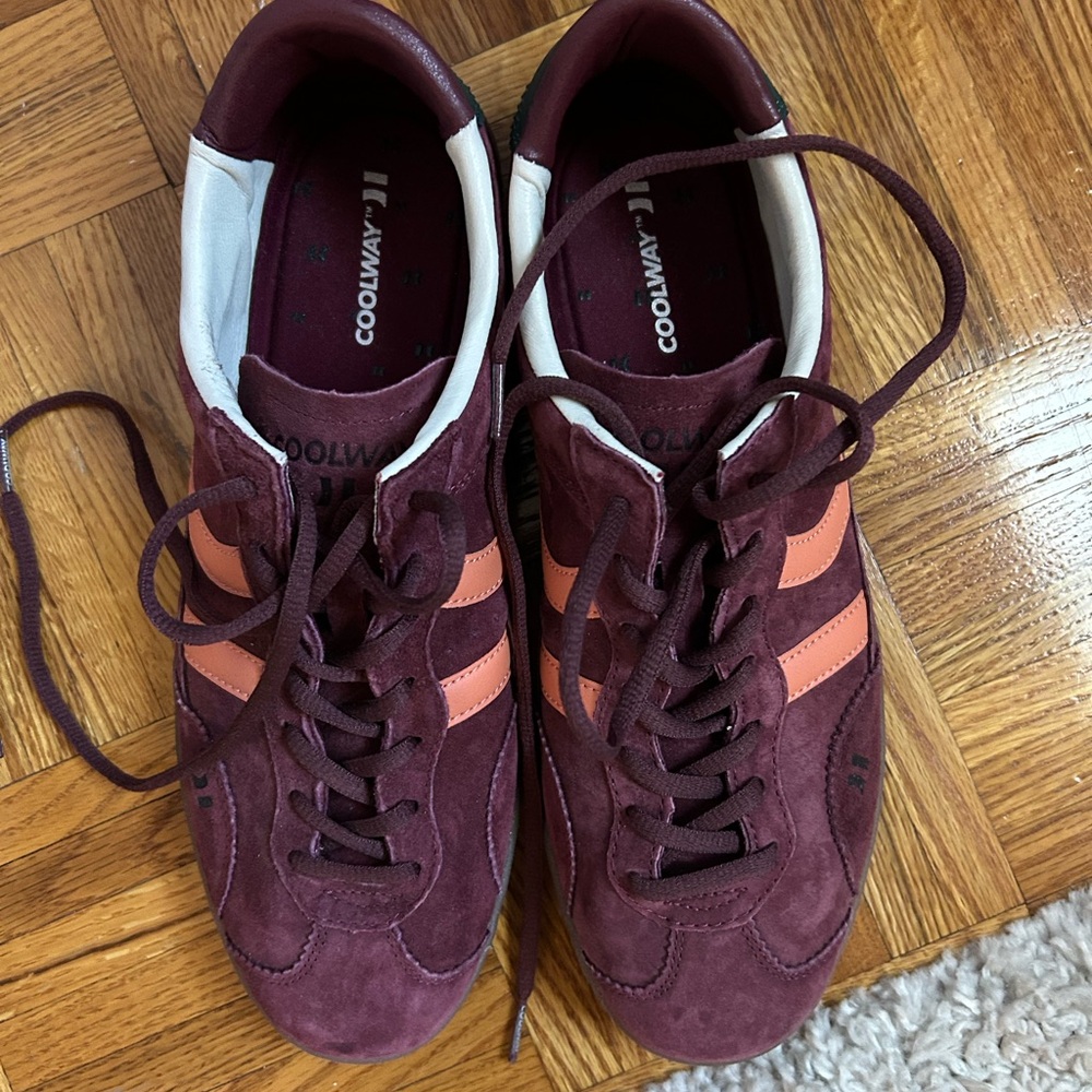Coolway Burgundy and Pink Sneakers